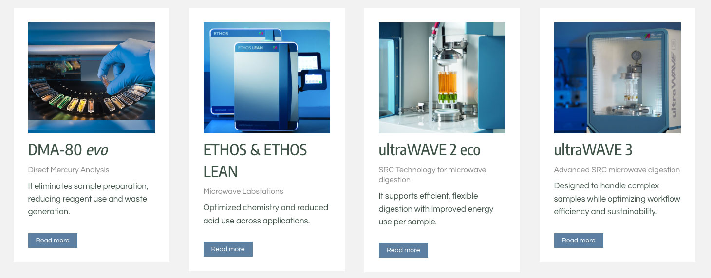 Ecolabelled technologies